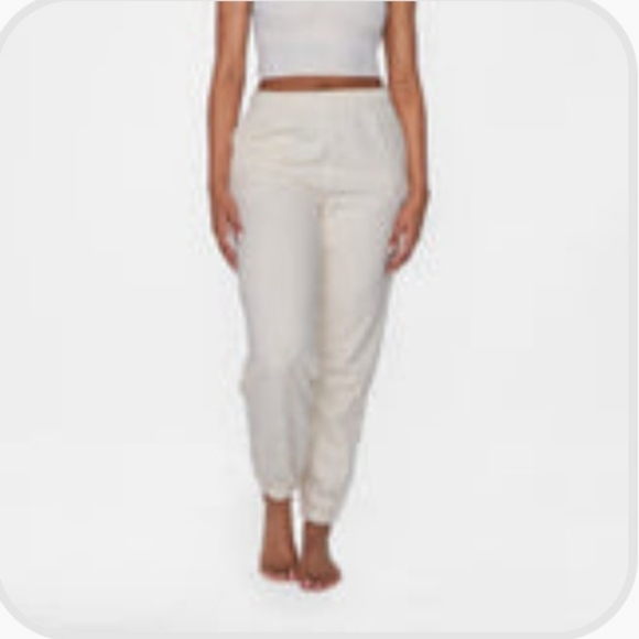 Senita Athletics The Classic Sweatpant Joggers Jet Stream Cream Size Medium NWOT - Picture 12 of 12